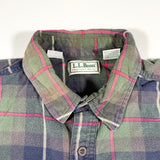 Vintage 90's LL Bean Flannel Button Down Shirt
