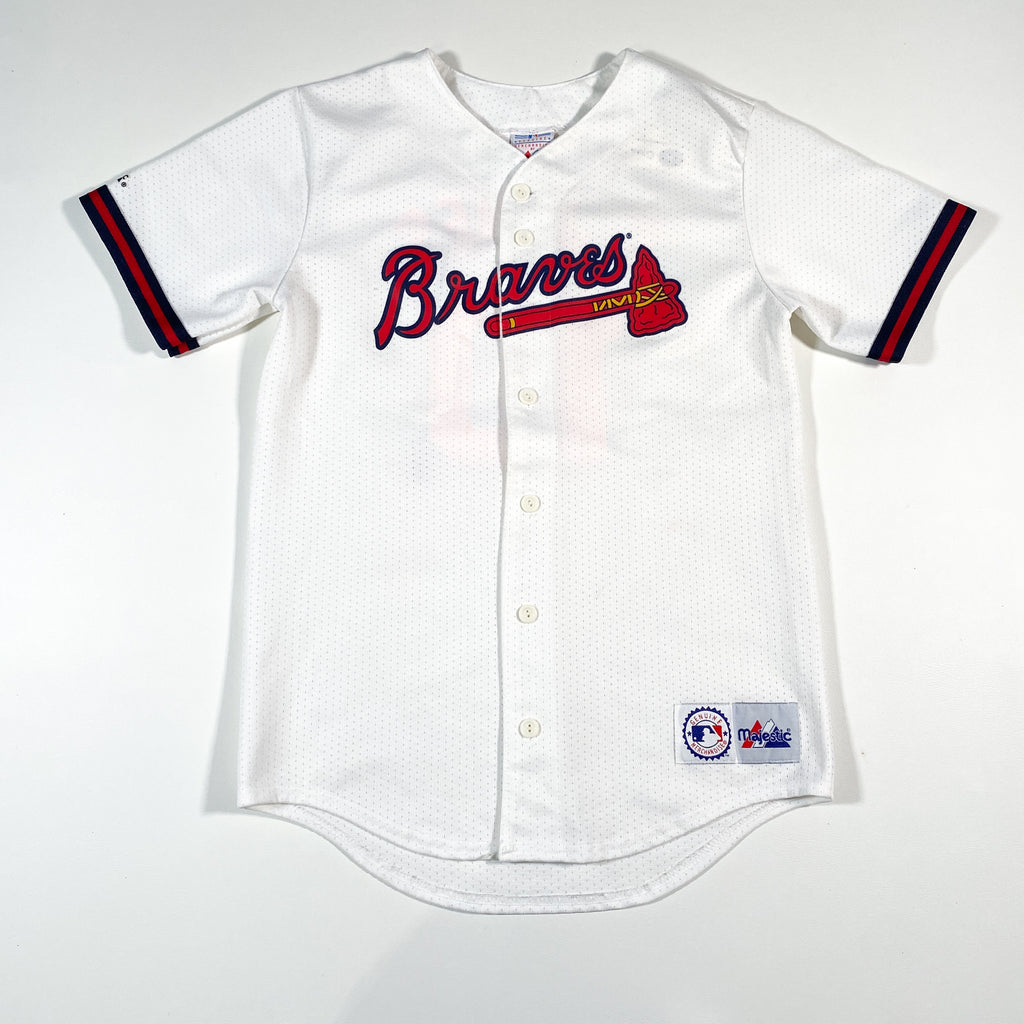 Vintage 90s Atlanta Braves Button Up Jersey