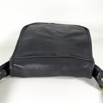 Vintage 90's Coach Stewardess 9525 Black Leather Crossbody Purse