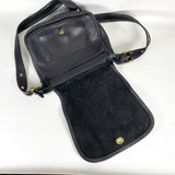 Vintage 90's Coach Stewardess 9525 Black Leather Crossbody Purse