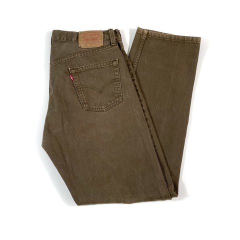 Vintage 1995 Levis 501 Brown Jeans
