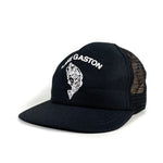 Vintage 80's Lake Gaston Bass Fishing Maroon USA Made Trucker Hat