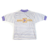 Vintage 80's Spalding Striped Ringer T-Shirt