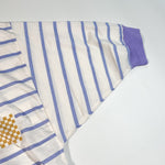 Vintage 80's Spalding Striped Ringer T-Shirt