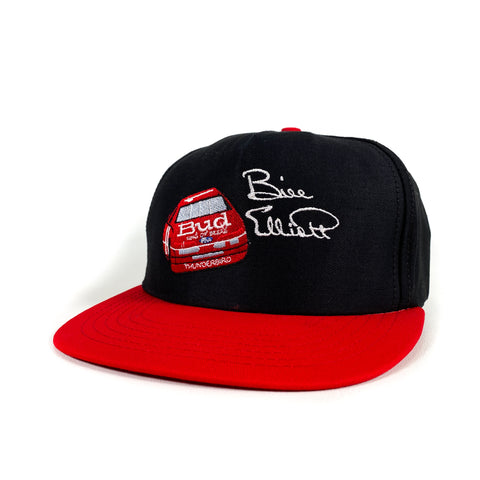 Vintage 90's Bill Elliott NASCAR Bud King of Beers Hat
