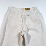 Vintage 90's Lee High Waisted Beige Jeans