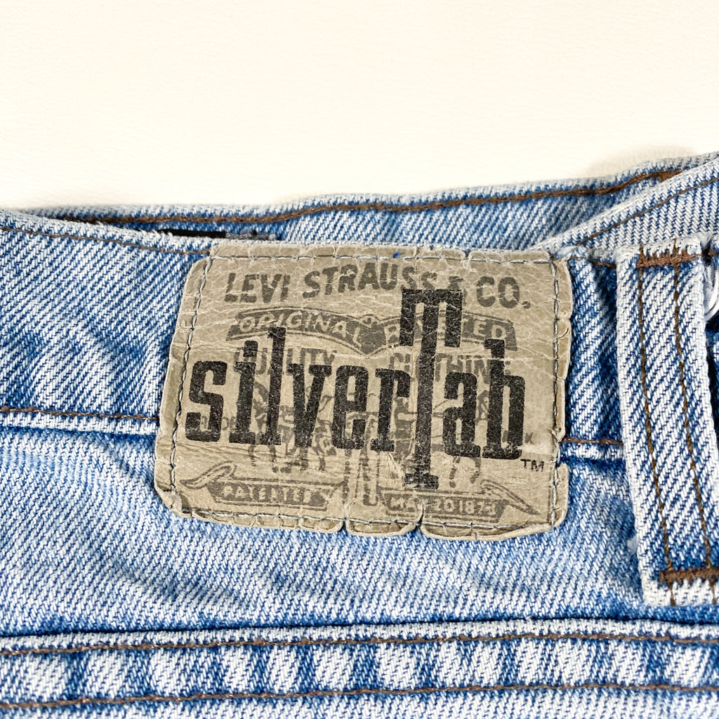 Vintage 90's Levis Silver Tab Loose Acid Wash Jeans – CobbleStore 