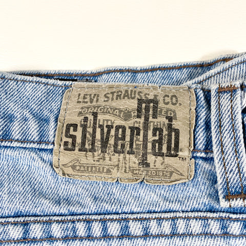 Vintage 90's Levis Silver Tab Loose Acid Wash Jeans – CobbleStore