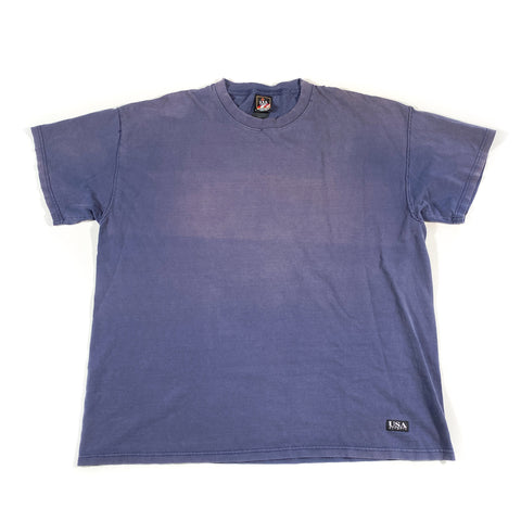 Vintage 90's Faded Blue Essential Basic T-Shirt