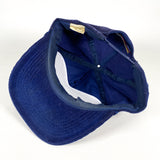 Vintage 80's Akzo Nobel Paint Navy Blue Corduroy Snapback Rope Hat