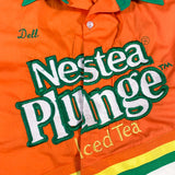 Vintage 80's Nestea Plunge Racing Button Up Shirt