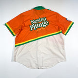 Vintage 80's Nestea Plunge Racing Button Up Shirt