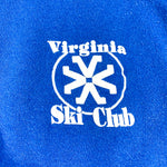 Vintage 80's Virginia Ski Club Blue Raglan Crewneck Sweatshirt