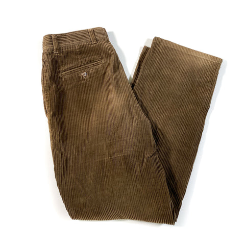 Vintage 90's LL Bean Brown Corduroy Pants