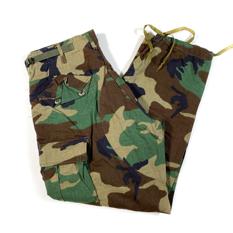 Vintage 1981 Woodland Camouflage Cargo Pants