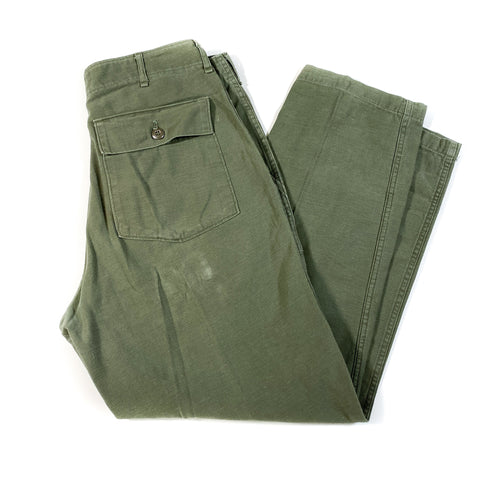 Vintage 1974 OG-107 Military Sateen Pants