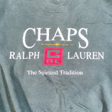 Vintage 90's Chaps Ralph Lauren Green Size L Crewneck Sweatshirt