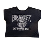 Vintage 1986 Harley Davidson 3D Emblem Women's T-Shirt