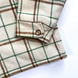 Vintage 80's Woolrich Plaid Fleece Lined Button Up Shirt Jacket