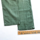 Vintage 1963 Vietnam Era OG-107 Military Sateen Pants