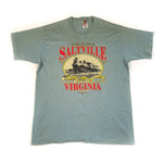 Vintage 90's Saltville Virginia Train Souvenir T-Shirt