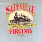 Vintage 90's Saltville Virginia Train Souvenir T-Shirt
