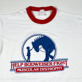 Vintage 80's Budweiser Muscular Dystrophy T-Shirt