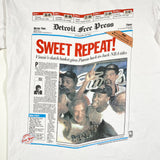 Vintage 1990 Detroit Pistons Sweet Repeat! T-Shirt