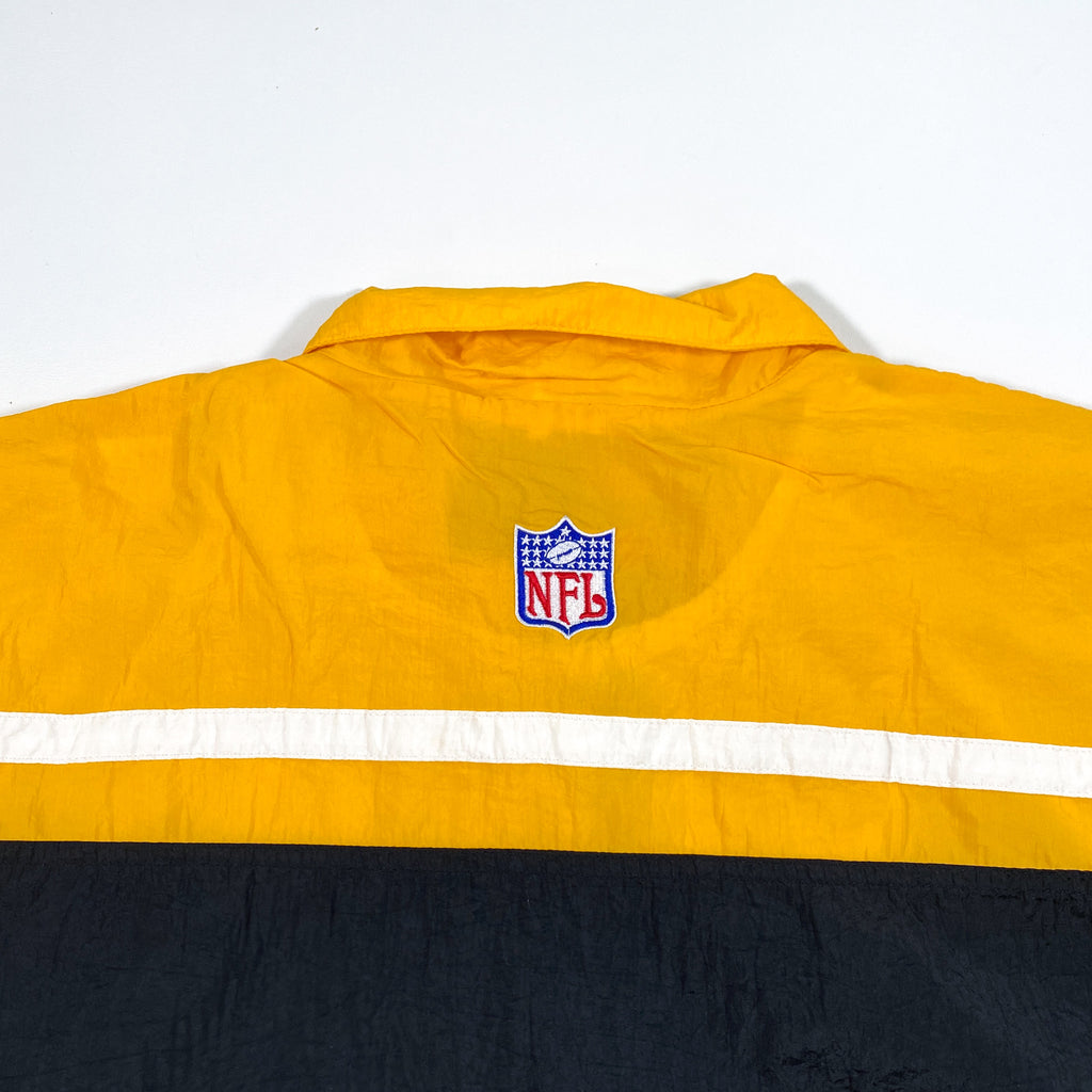 Vintage 90s Pittsburgh Steelers Windbreaker Jacket Size M by 