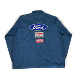 Vintage 70's Patched NASCAR Racing Windbreaker Jacket