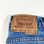Vintage 90's Levis 550 Orange Tab Jeans