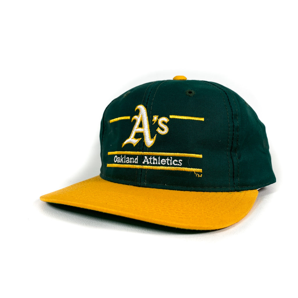 Vintage 90's Oakland A's Athletics Split Bar Hat – CobbleStore Vintage