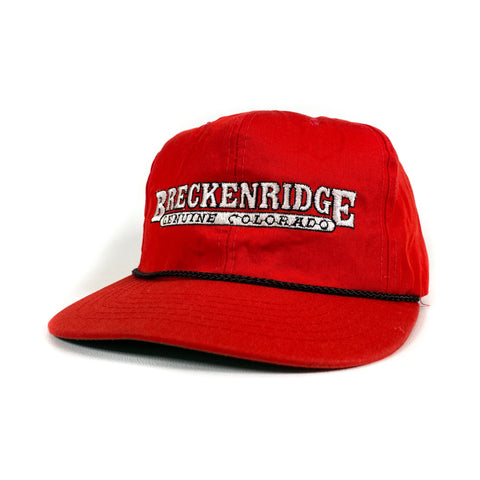 Vintage 80's Breckenridge Colorado Rope Hat