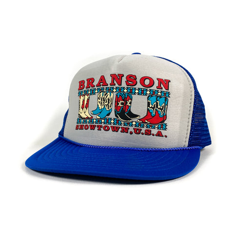 Vintage 80's Branson MO Showtown USA Boots Hat