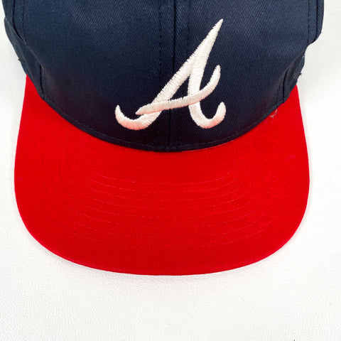 atlanta braves vintage snapback hat