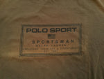 Vintage 90's Polo Sport Ralph Lauren Olive Green Sportsman T-Shirt