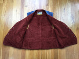Vintage 80's Montgomery Ward Fleece Lined Denim Vest