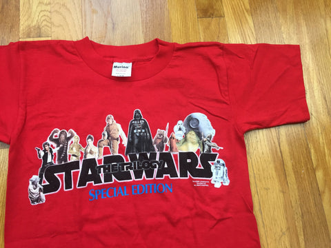 Vintage 1997 Star Wars Special Edition Trilogy Characters T-Shirt