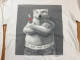 Vintage 1995 Coca Cola Calvin Klein Bear Longsleeve T-Shirt