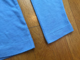 Vintage 60's Wrangler Blue Longsleeve Polo Rugby Shirt
