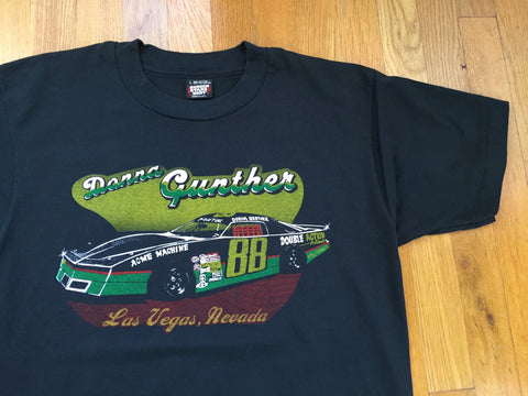 Vintage 90's Donna Gunther Stock Car Female Nascar Driver T-Shirt