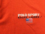 Vintage 90's Polo Sport Ralph Lauren Orange Spellout Polo Rugby T-Shirt