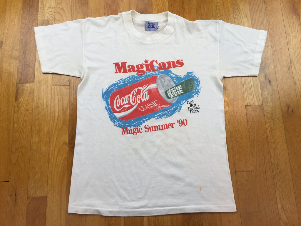 Vintage 90's Coke Magic Cans Coca Cola Rare T-Shirt – CobbleStore