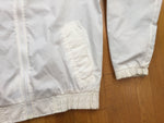 Vintage 80's Duckster Plain White Golf Windbreaker Jacket