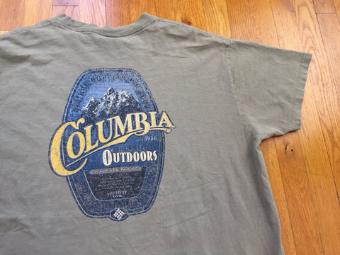 Vintage 90's Columbia Outdoors Hiking T-Shirt