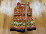 Vintage 60's Two Piece Women's Floral Jr Miss Wink Dress