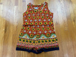 Vintage 60's Two Piece Women's Floral Jr Miss Wink Dress