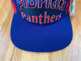 Vintage 90's Florida Panthers NHL AJD Ice Hockey Snapback Hat