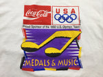 Vintage 1992 Coca Cola Medals and Music Olympics Coke T-Shirt