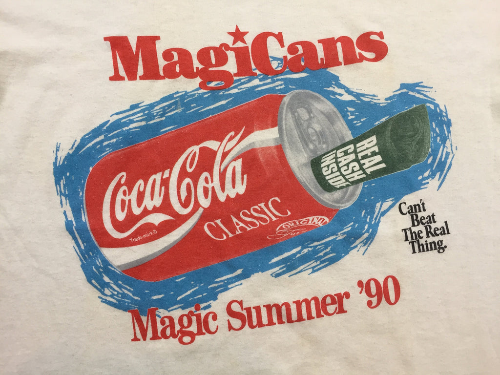 Vintage 90's Coke Magic Cans Coca Cola Rare T-Shirt – CobbleStore